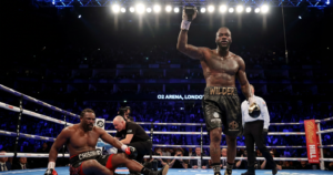Wilder stops Chisora in grueling London heavyweight clash