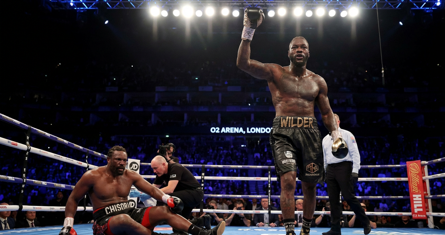 Wilder stops Chisora in grueling London heavyweight clash