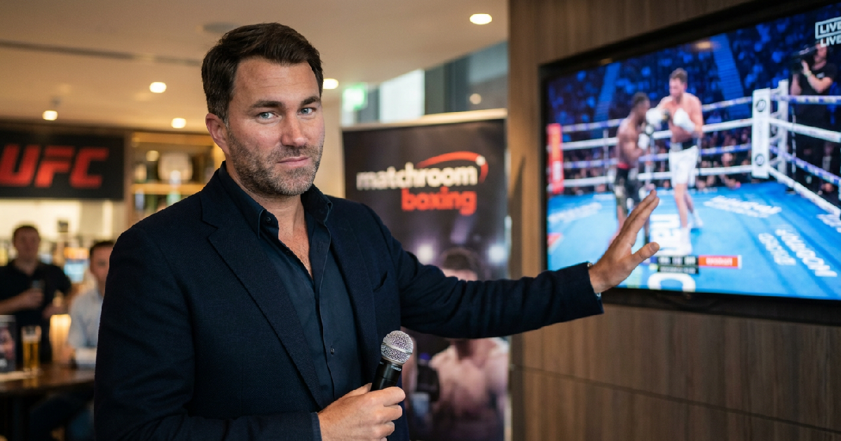 Eddie Hearn Criticizes Dana White Over Hesitation on Multimillion-Dollar Fight Offer