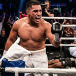 Former NRL star secures brutal knockout then taunts rival
