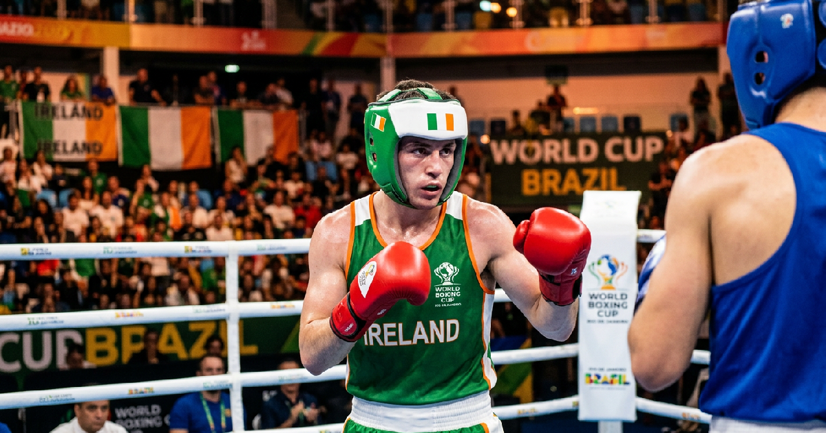 Gallagher Advances Through Stages of World Boxing Cup in Brazil