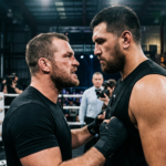 Jarrod Wallace sledges Nelson Asofa-Solomona before fight