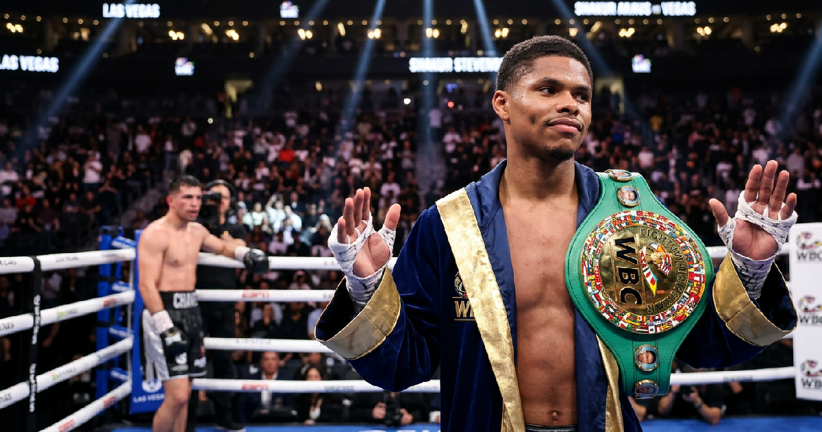Shakur Stevenson Rejects Alan Chaves Following Vegas Appearance