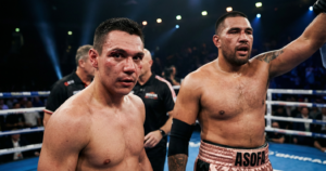 Tim Tszyu bloodied in grueling Nelson Asofa-Solomona bout