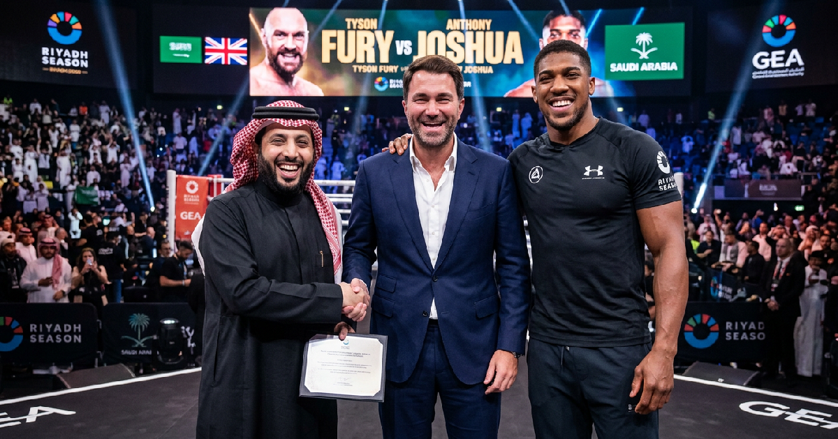 Turki Alalshikh Celebrates Breakthrough in Tyson Fury vs Anthony Joshua Negotiations