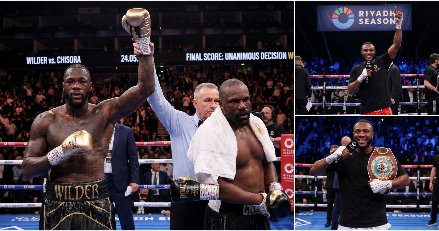 Wilder beats Chisora on points as Riley wins eliminator