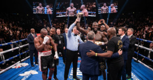 Deontay Wilder beats Derek Chisora in chaotic retirement fight 2 Deontay Wilder beats Derek Chisora in chaotic retirement fight