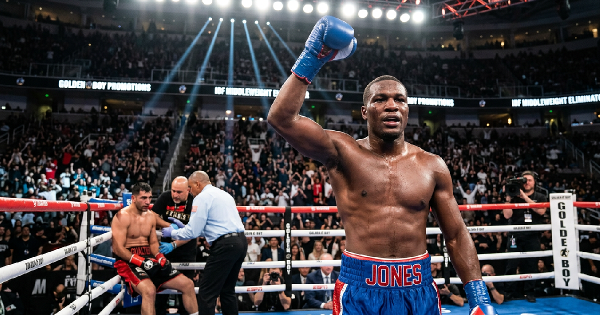 Amari Jones stops Vincenzo Gualtieri by third-round TKO in San Jose eliminator
