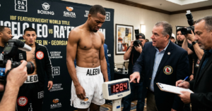 Angelo Leo Title Defense Canceled After Aleem Weight Miss reported in Georgia