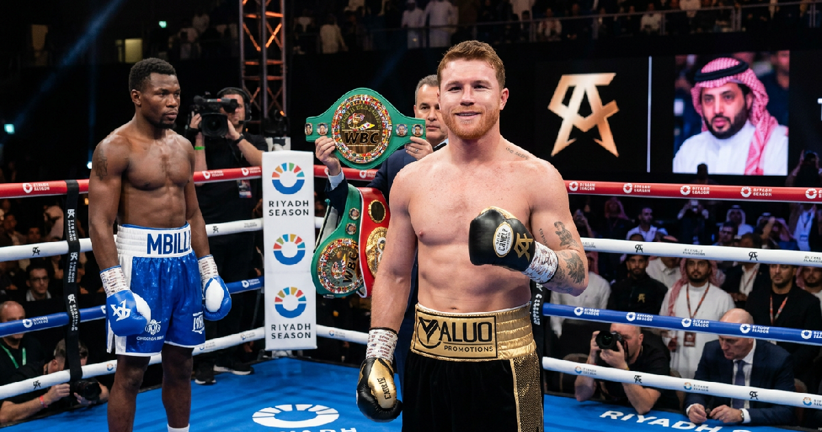 Saúl Álvarez Targets WBC Title Against Christian Mbilli in Riyadh Clash