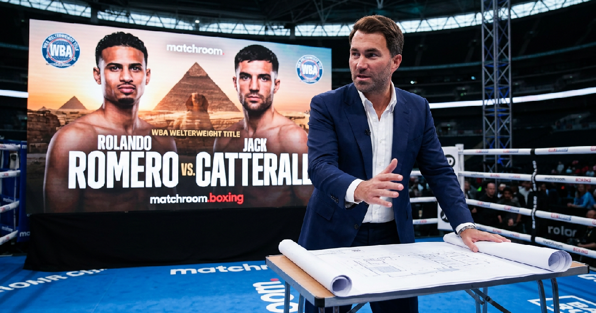 Eddie Hearn pushes for Rolando Romero vs Jack Catterall fight within 90 days