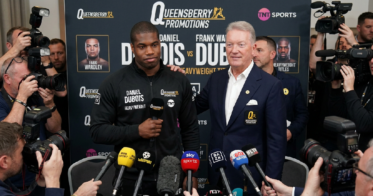 Frank Warren Defends Daniel Dubois Amid Interview Walkouts