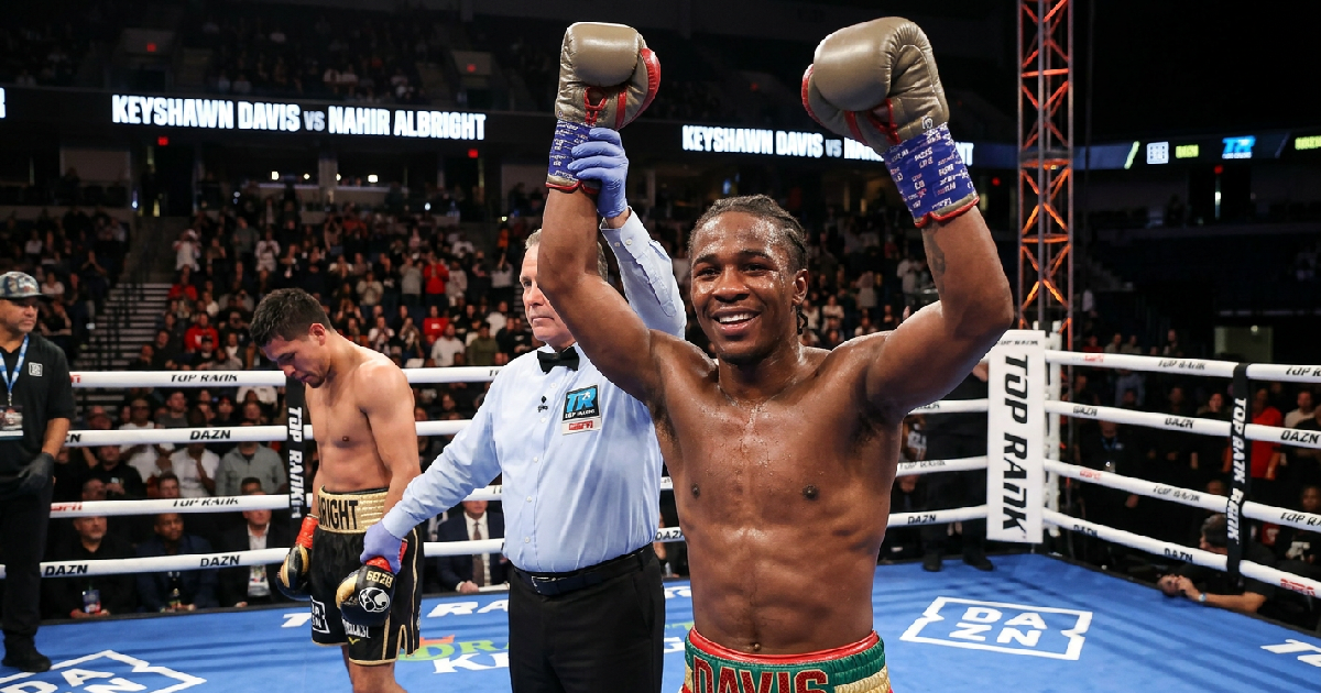 Keyshawn Davis Secures Unanimous Decision Over Nahir Albright in Norfolk Rematch