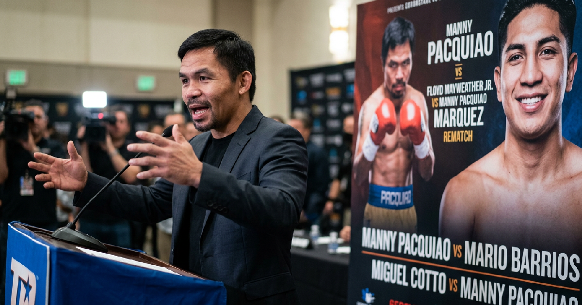 Manny Pacquiao Snubs Floyd Mayweather When Naming His Most Skilled Opponent
