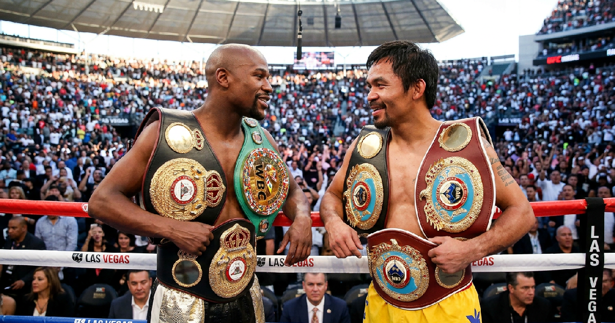 Mayweather and Pacquiao Reportedly Closing in on Professional Rematch Deal