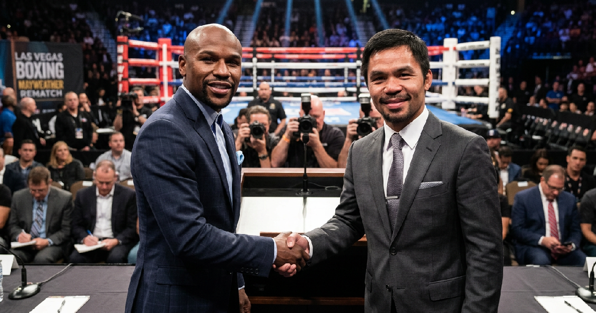Mayweather and Pacquiao Reportedly Closing in on Professional Rematch deal