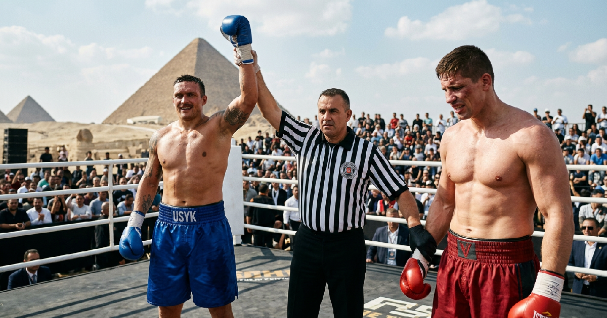 Referee saves Oleksandr Usyk with controversial KO to avoid Rico Verhoeven upset