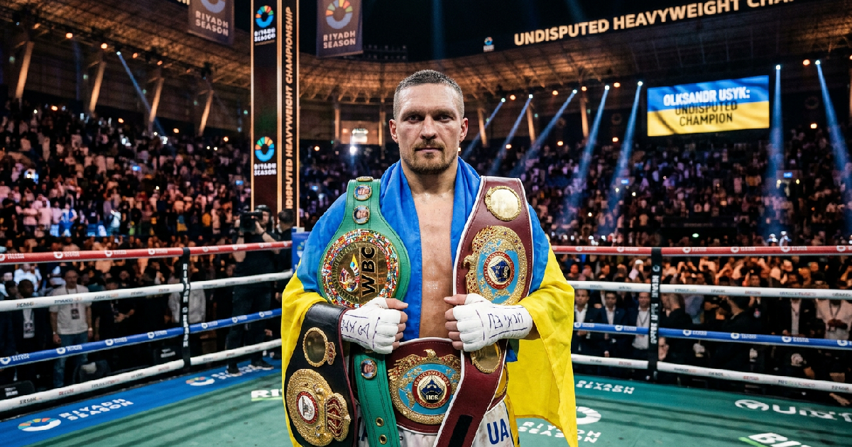 Oleksandr Usyk navigates professional crossroads after securing undisputed status 1 Oleksandr Usyk navigates professional crossroads after securing undisputed status