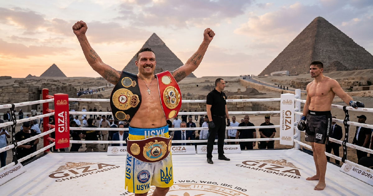 Oleksandr Usyk vs Rico Verhoeven: Unified Heavyweight Title Clash in Giza Details