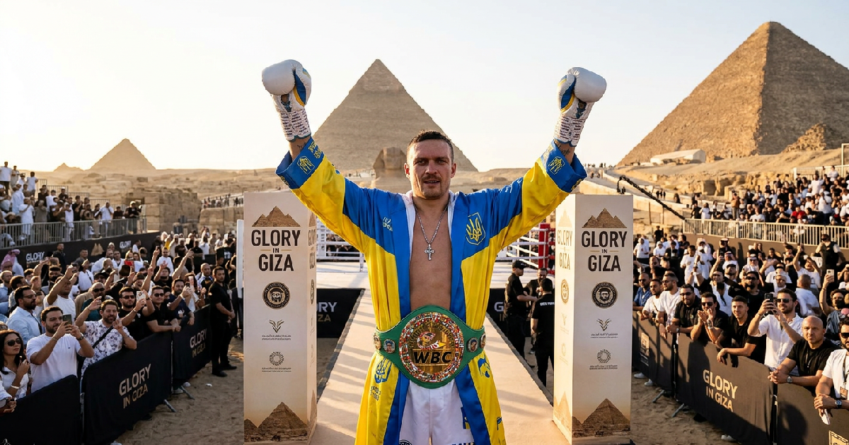 Oleksandr Usyk Sets Giza Title Defense as Turki Alalshikh Teases 2027 Istanbul Plans