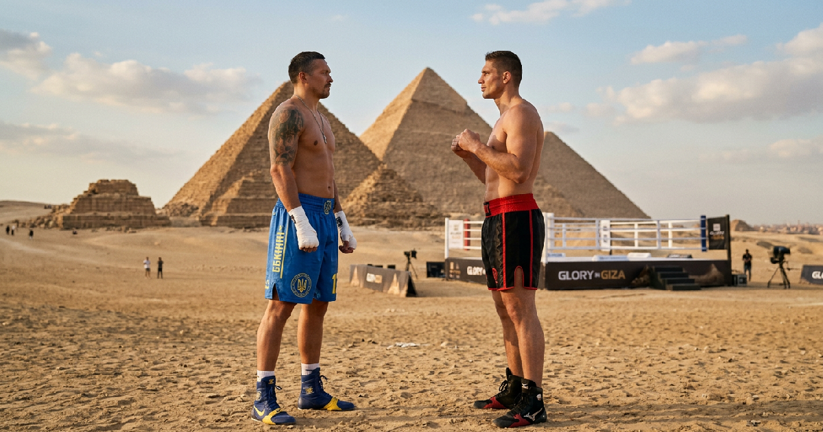 Oleksandr Usyk vs. Rico Verhoeven: Unified Champion Faces Kickboxing King at Giza Pyramids