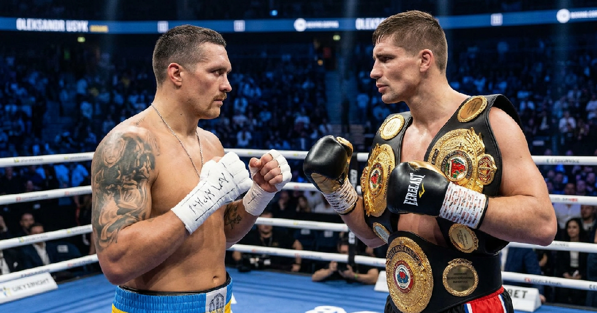 Oleksandr Usyk reportedly nears deal for Rico Verhoeven heavyweight crossover bout