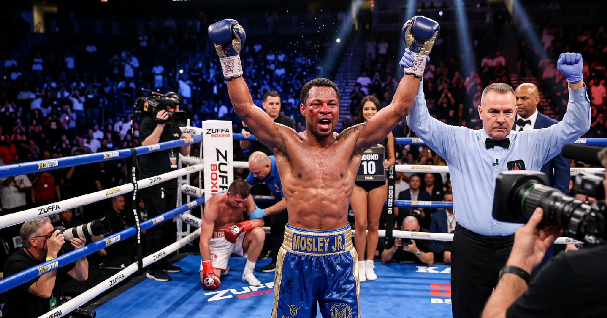 Shane Mosley Jr Halts Serhii Bohachuk in Middleweight Upset