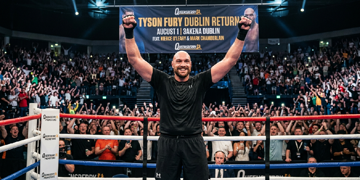 Tyson Fury Confirms Dublin Return for August on Pierce O’Leary Card