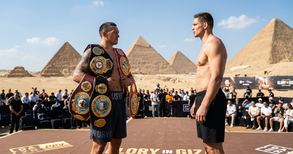 Usyk vs Verhoeven: Official Glory in Giza Fight Card and PPV Details
