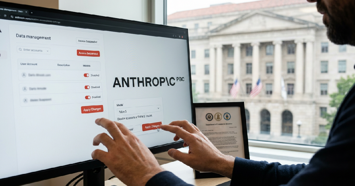 Anthropic suspends Fable 5 AI access after US government directive 1 Anthropic suspends Fable 5 AI access after US government directive