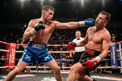 Sam Hickey delivers second-round knockout against Todd Tompkins at 163 pounds