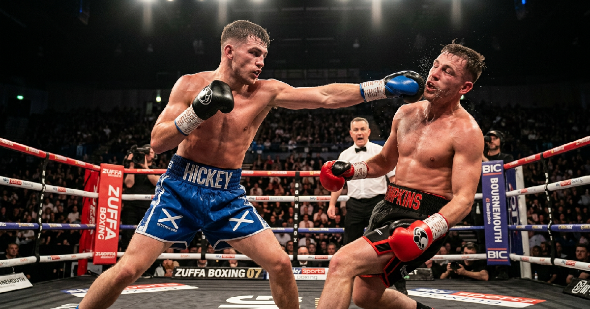 Sam Hickey delivers second-round knockout against Todd Tompkins at 163 pounds